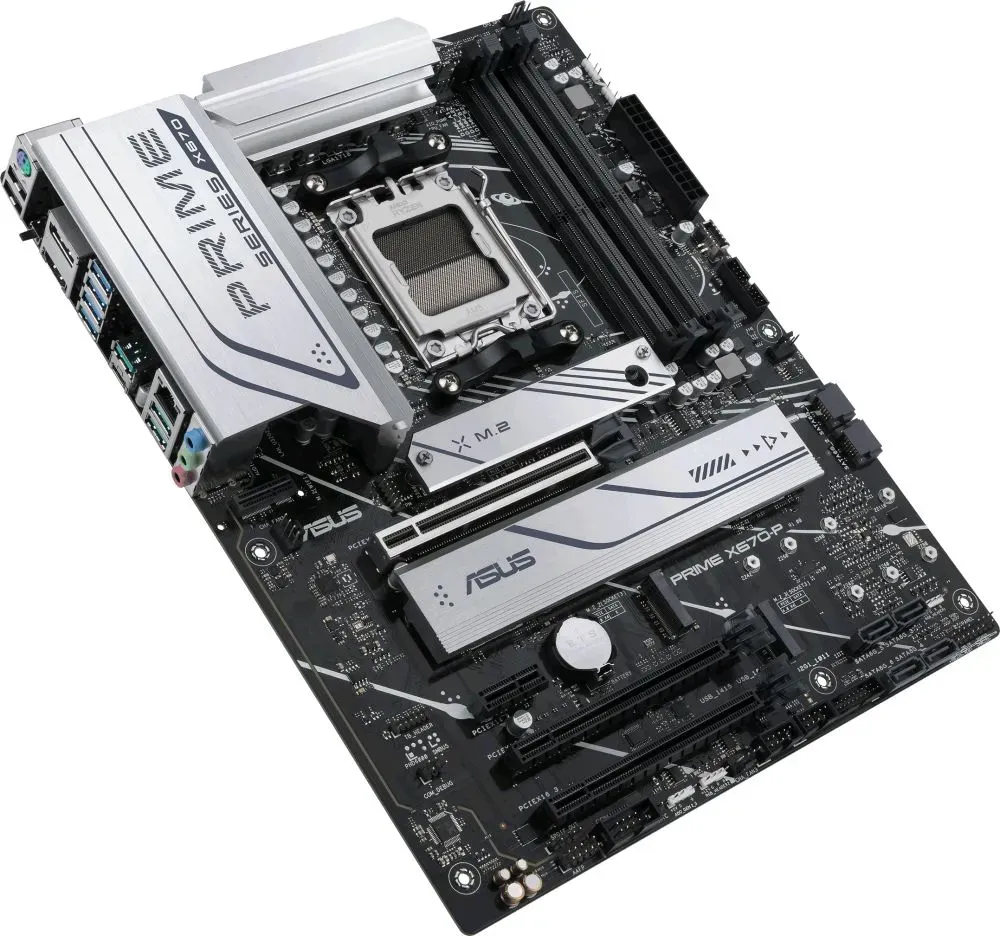 Материнская плата ASUS PRIME X670-P-CSM, Socket AM5, X670, 4*DDR5, HDMI+DP, 6xSATA3 + RAID, M2, Audio, Gb LAN, USB 3.2, USB 2.0, ATX; 90MB1BU0-M0EAYC