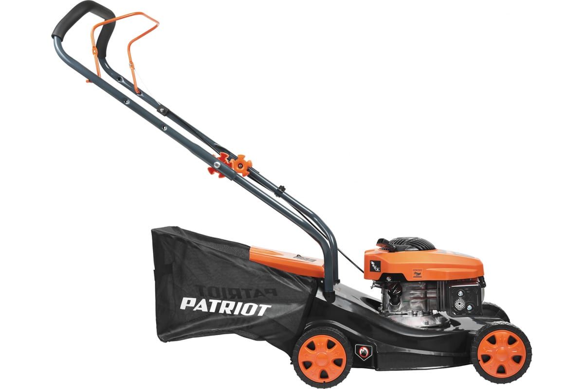 Газонокосилка бензиновая PATRIOT PT 40, 130сс, 3,5л.с., 40см, 35л. трав., пластик. дека