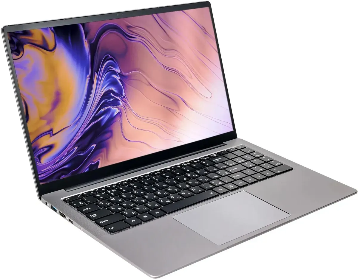 16.1"Ноутбук HIPER Expertbook MTL1601,Intel Core i5,16ГБ DDR4, 512ГБ SSD,Intel Iris Xe,noOS,сереб