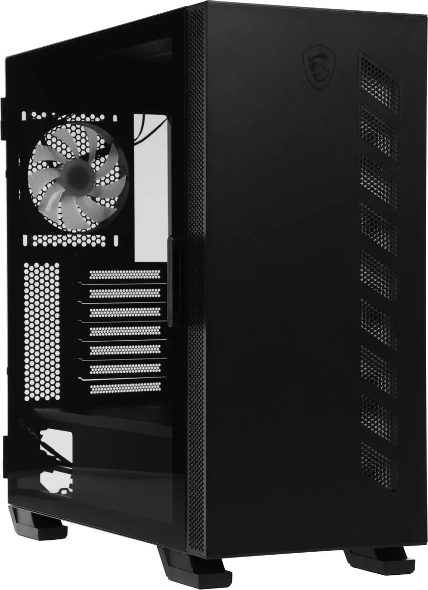 Корпус MSI MAG VAMPIRIC 300R 2xUSB 3.0,1xType C, 1x120mm ARGB Fan, Tempered Glass Window, Brown Box  (829322)