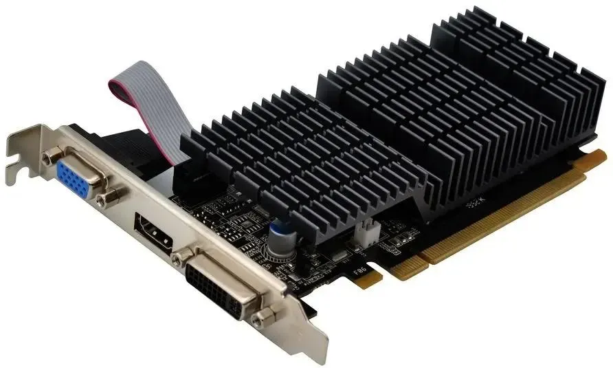 Видеокарта GT710 2G DDR3 64BIT, LP Single Fan , RTL (AF710-2048D3L5-V3)