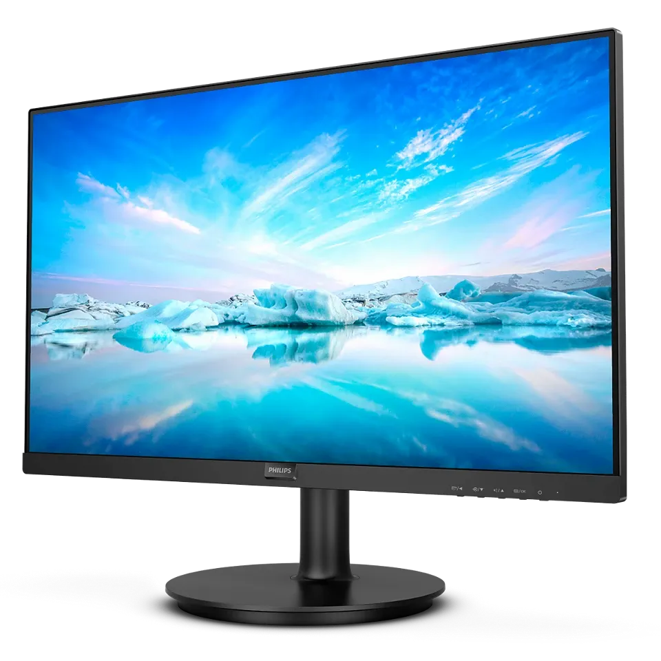 Монитор 23.8" Philips 242V8LA Panel VA 1920x1080 16:9 75Hz Matte 4 мс Колонки Наклон Цвет черный 242