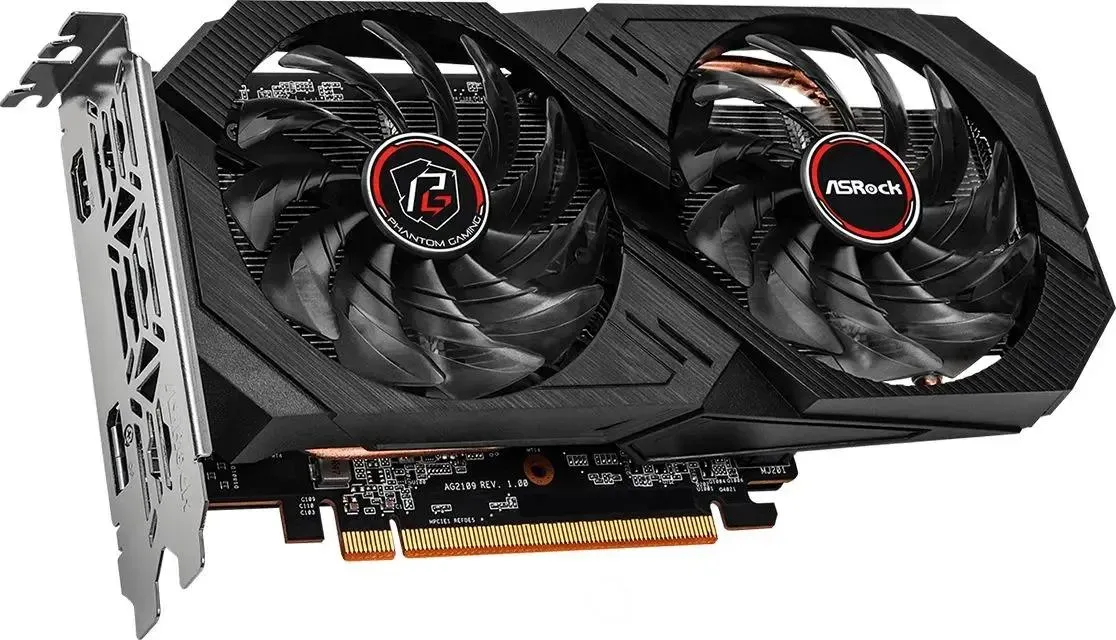 Видеокарта ASRock RX6500XT Phantom Gaming D 4GB OC GDDR6 64-bit HDMI DP RTL