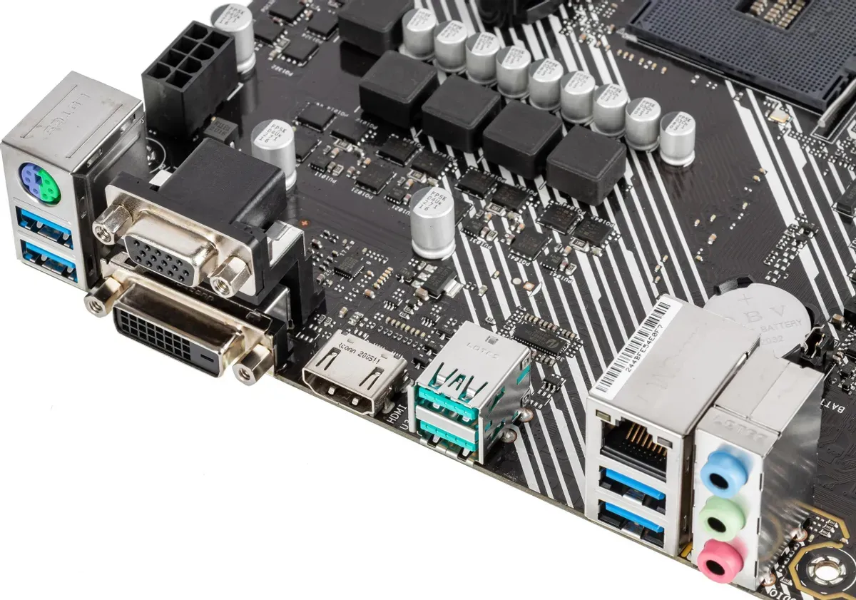 Материнская плата Asus PRIME B550M-K Soc-AM4 AMD B550 4xDDR4 mATX AC`97 8ch(7.1) GbLAN RAID+VGA+DVI