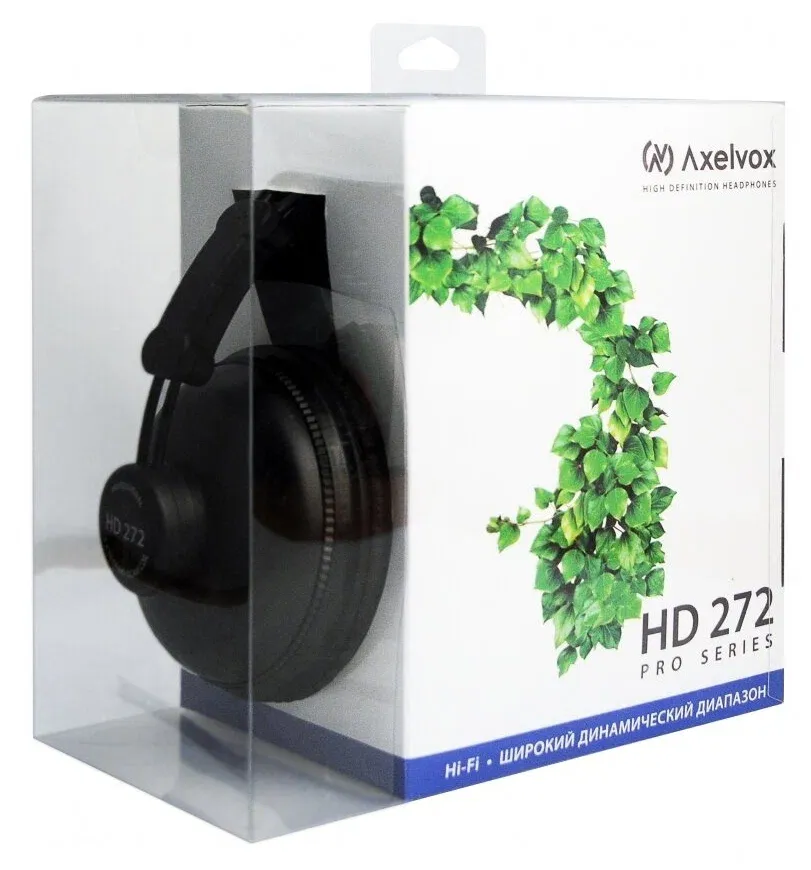 Наушники Axelvox HD272, динамические закрытого типа, черный