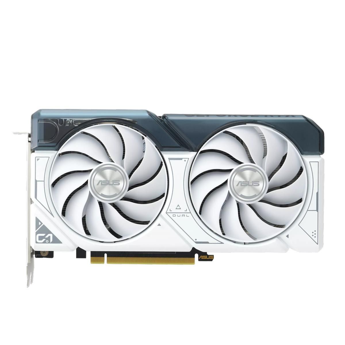 Видеокарта Asus DUAL-RTX4060-O8G-WHITE NVIDIA GeForce RTX 4060 8192Mb PCI-E 4.0 128 GDDR6 2505/17000 HDMIx1 DPx3 HDCP Ret