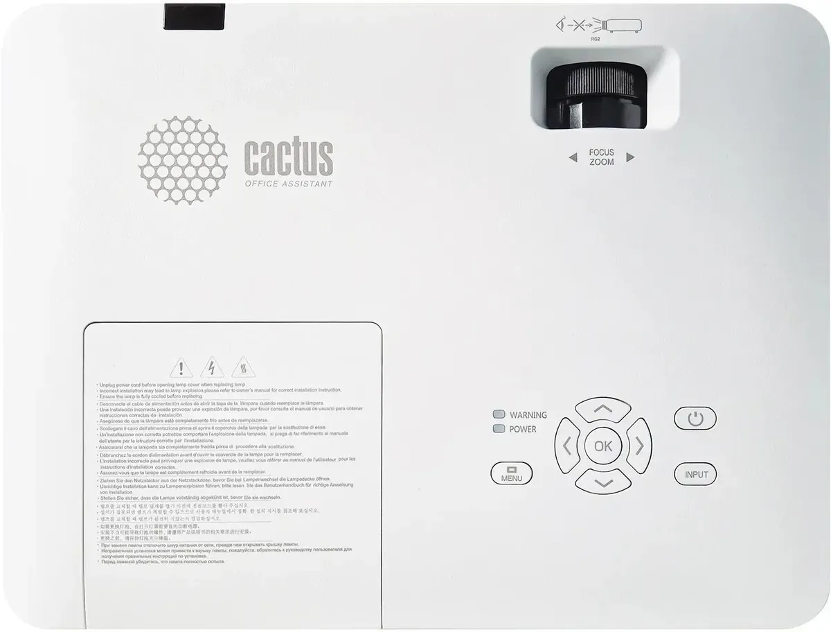 Проектор Cactus CS-S3.WT 3LCD 43000Lm LS 4300Lm ANSI (1280x1024) 15000:1 ресурс лампы:10000часов 1xUSB typeA 2xHDMI 3.26кг