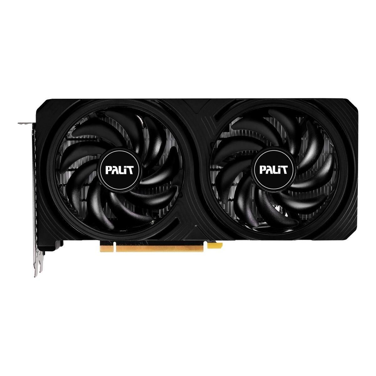 Видеокарта Palit PCI-E 4.0 RTX4060 INFINITY 2 OC NVIDIA GeForce RTX 4060 8Gb 128bit GDDR6 1830/17000 HDMIx1 DPx3 HDCP Ret