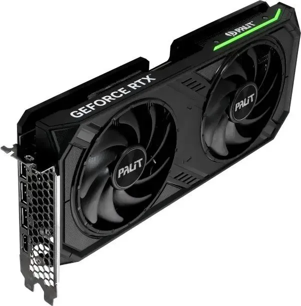 Видеокарта Palit NVIDIA GeForce RTX 4070 Dual OC, 12Gb DDR6X, 192 бит, PCI-E, HDMI, 3DP, Retail (NED4070S19K9-1047D)