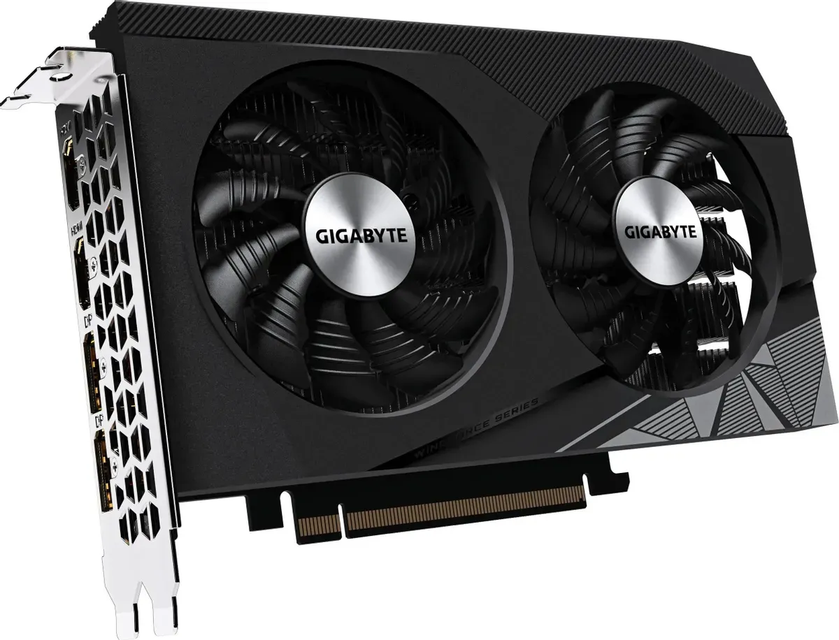 Видеокарта GIGABYTE INTEL ARC A310, GV-IA310WF2-4GD, 4ГБ, GDDR6, Ret