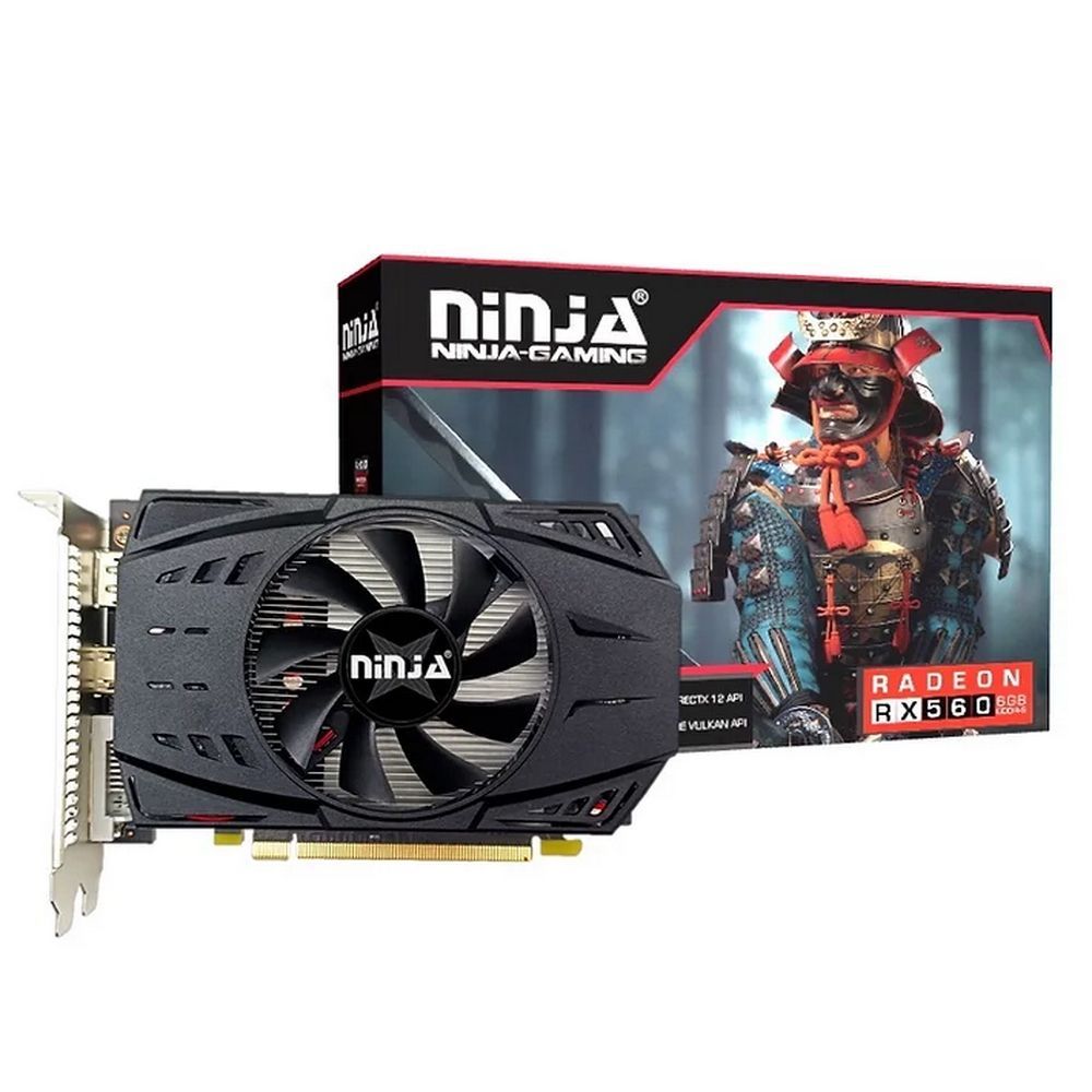 Видеокарта Ninja (Sinotex) RX560 (896SP) 4GB GDDR5 128-bit DV HDMI DP