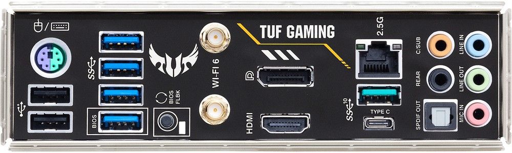 Материнская плата ASUS TUF GAMING B550M-PLUS WIFI II, Socket AM4, B550, 4*DDR4, HDMI+DP, CrossFireX,