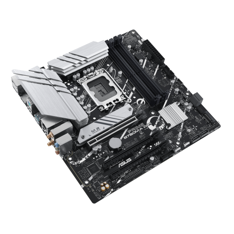 Материнская плата ASUS Prime B760M-A WiFi B760 Socket-1700 4xDDR5, 4xSATA3, RAID, 2xM.2, 3xPCI-E16x