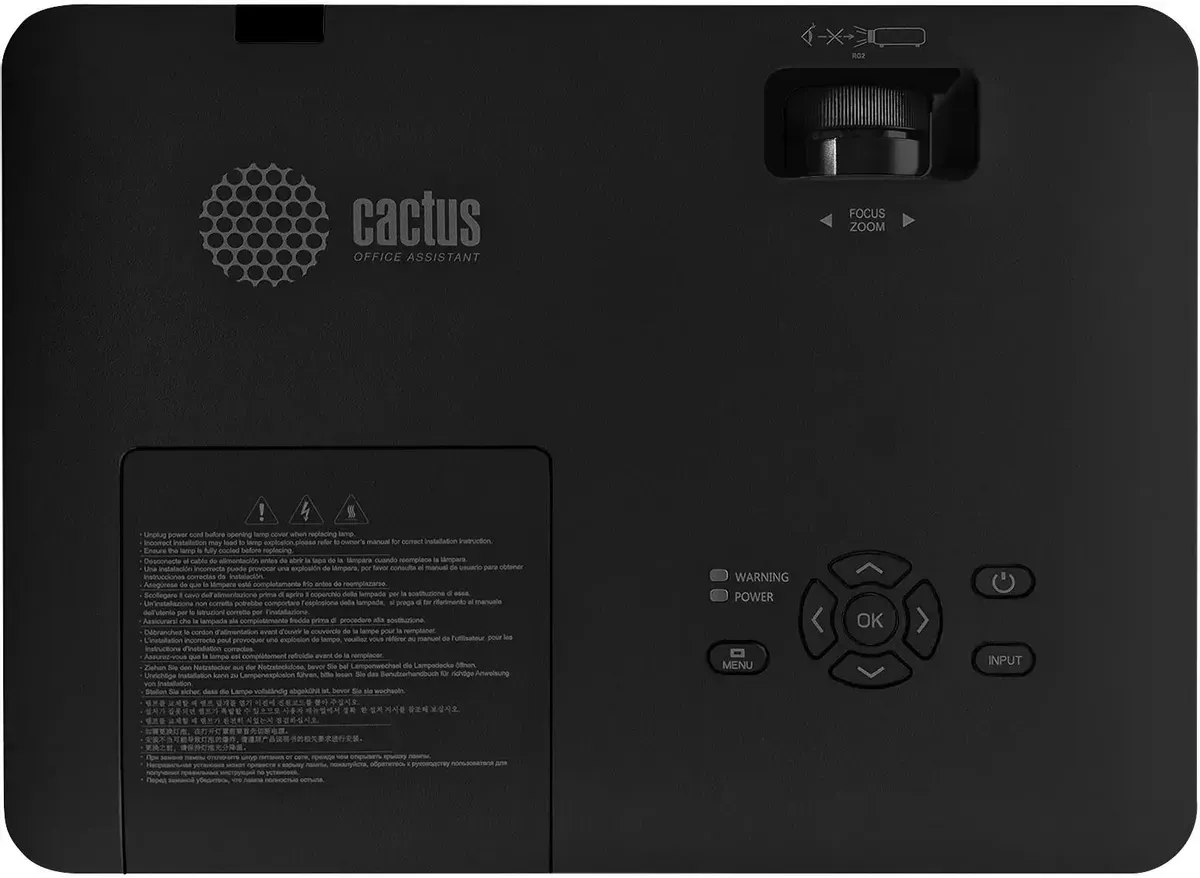 Проектор Cactus CS-S1.B 3LCD 34000Lm LS 3400Lm ANSI (1024x768) 15000:1 ресурс лампы:10000часов 1xHDMI 3.06кг