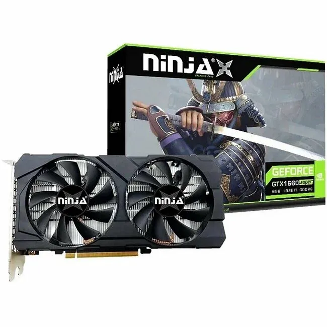 Видеокарта Sinotex Ninja GTX1660SUPER PCIE (1408SP) NK166SF66F 6GB 192BIT GDDR6 (DVI/HDMI/DP)