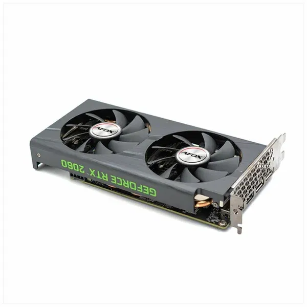Видеокарта Afox RTX2060 6GB GDDR6 192BIT DP DVI HDMI ATX DUAL FAN RETAIL PACK