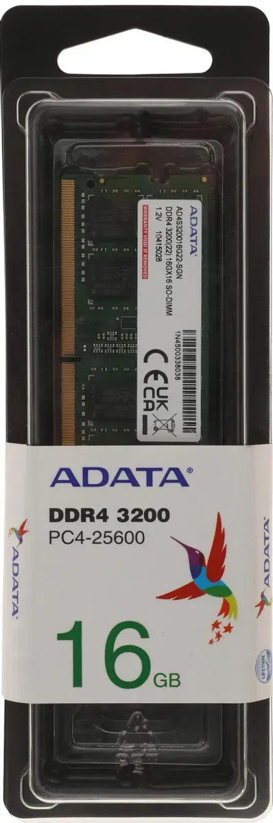 ADATA 16GB DDR4 3200 SO-DIMM Premier AD4S320016G22-SGN,  CL22, 1.2V