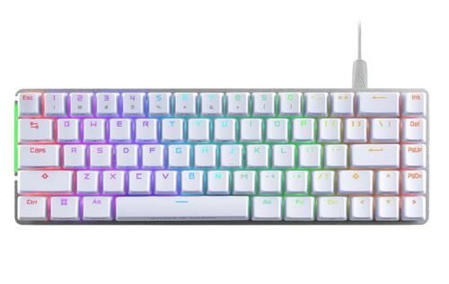 Клавиатура проводная механическая ASUS ROG Falchion Ace (ROG NX Red), USB-C, RGB, Белый