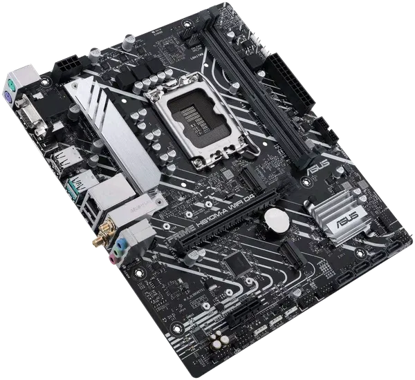Материнская плата ASUS PRIME H610M-A WIFI D4 /LGA1700,H610,M.2,DP,HDMI,WIFI5,AURA,MB