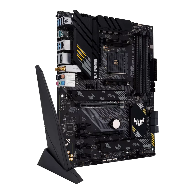 Материнская плата Asus TUF GAMING B550-PLUS WIFI II Soc-AM4 AMD B550 4xDDR4 ATX,2.5Gg RAID+HDMI+DP