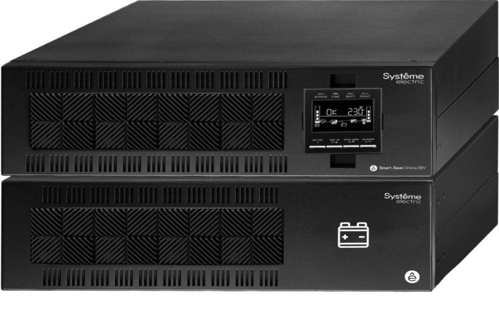 Источник бесперебойного питания Systeme Electriс SRV SRVSE10KRTXLI6U 9000Вт 10000ВА черный