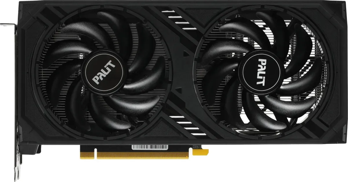 Видеокарта Palit GeForce RTX 4060 8192Mb, Dual OC 8G (NE64060T19P1-1070D) 1xHDMI, 3xDP, Ret