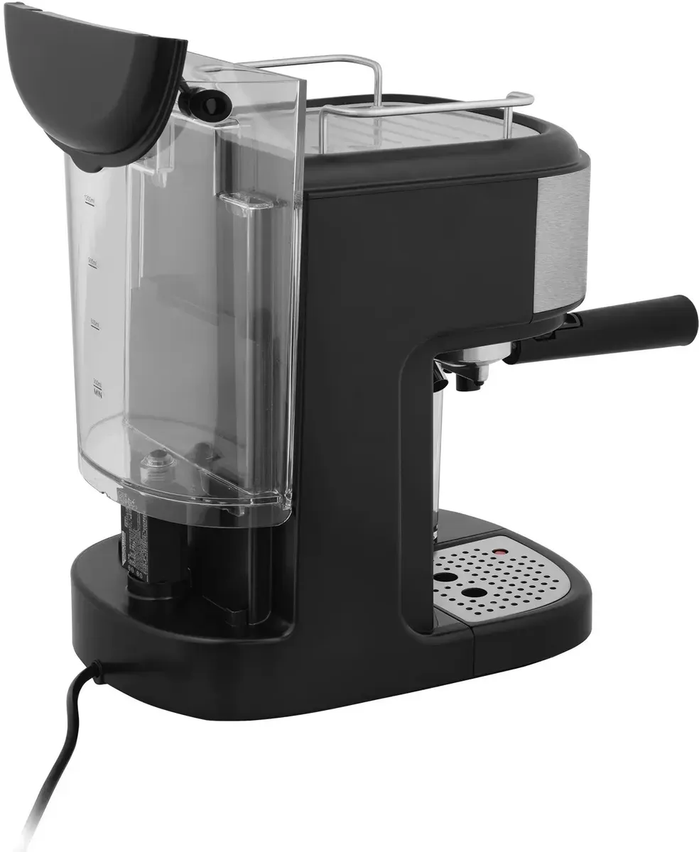 Кофеварка рожковая Vitek Metropolis VT-8489 1250Вт, черный/серый