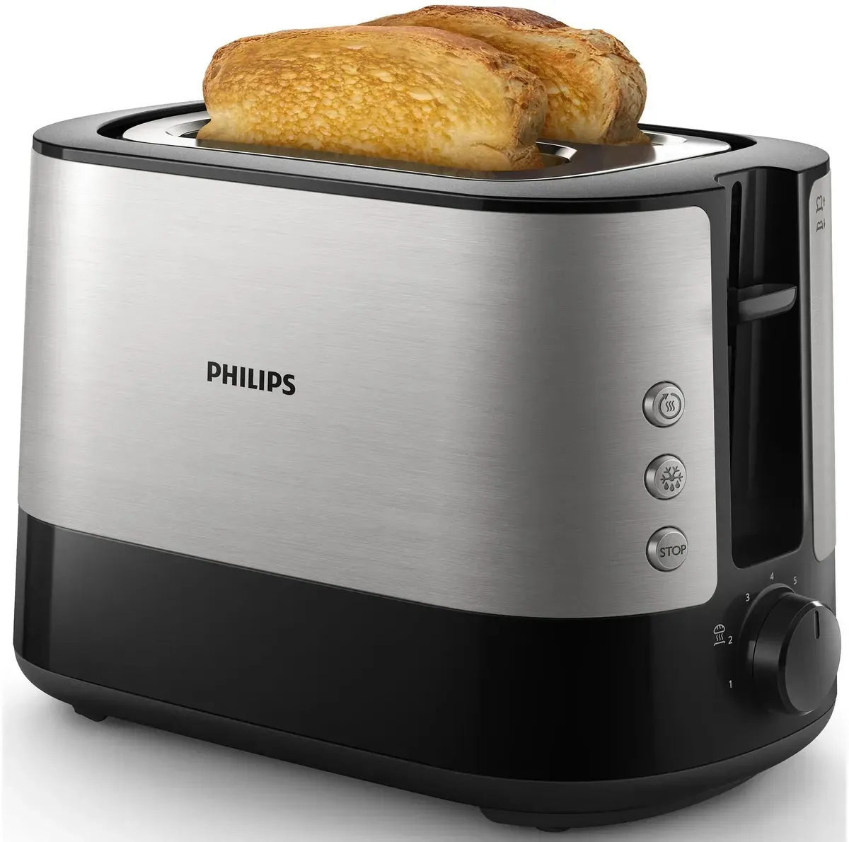 Тостер Philips HD2637/90 черный/серебристый