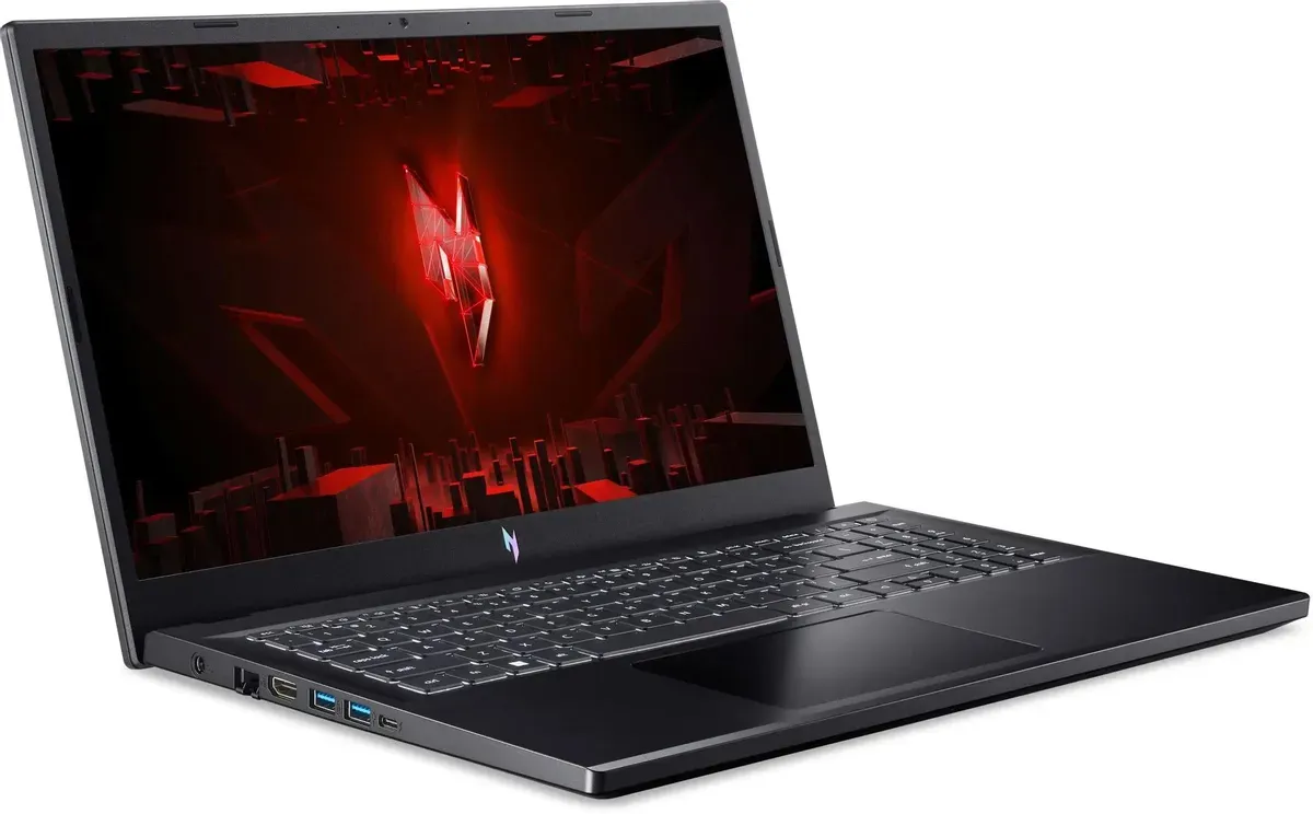 Ноутбук 15.6" IPS FHD ACER Nitro V 15 ANV15-51-735K black (i7-13620H/16Gb/512Gb SSD/4050 6Gb/noOS)
