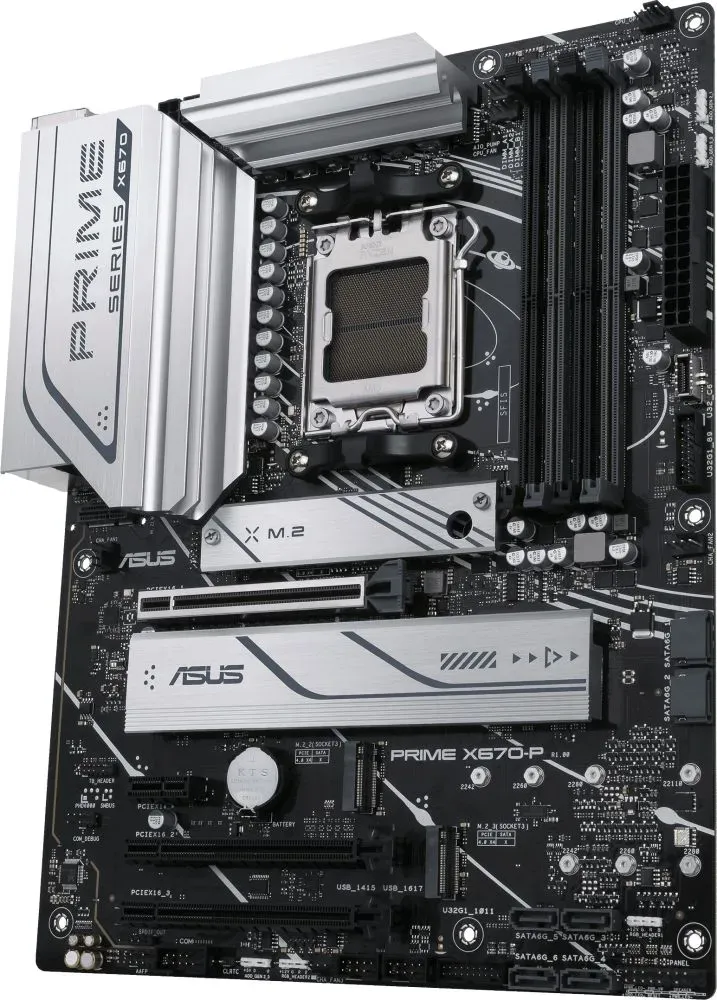Материнская плата ASUS PRIME X670-P-CSM, Socket AM5, X670, 4*DDR5, HDMI+DP, 6xSATA3 + RAID, M2, Audio, Gb LAN, USB 3.2, USB 2.0, ATX; 90MB1BU0-M0EAYC