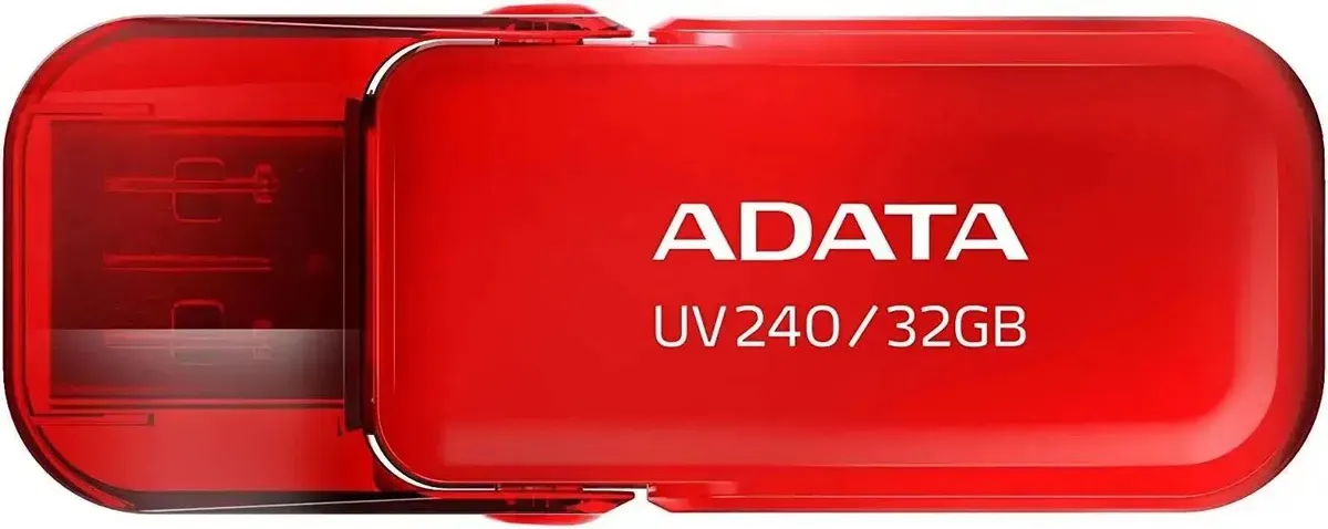 Флеш диск 32GB ADATA UV240, USB 2.0, Красный