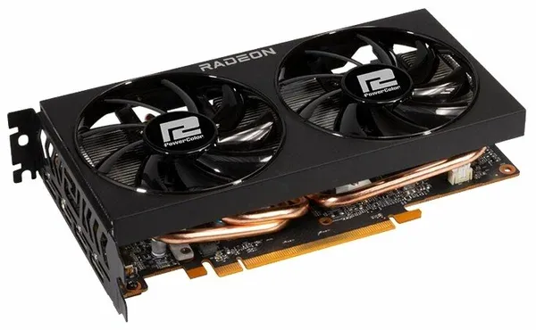 Видеокарта PowerColor PCI-E 4.0 AXRX 6600 8GBD6-3DH AMD Radeon RX 6600 8192Mb 128 GDDR6 2044/14000 H