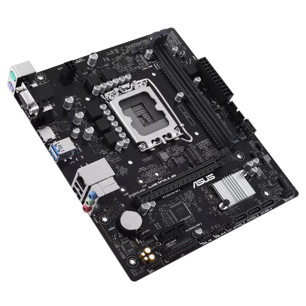 Материнская плата ASUS Prime H610M-R-SI H610 Socket-1700 2xDDR5, 4xSATA3, 1xM.2, 1xPCI-E16x, 2xUSB3.