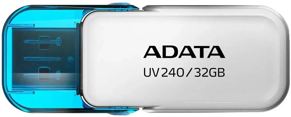 Флеш Диск 32GB ADATA UV240, USB 2.0, Белый