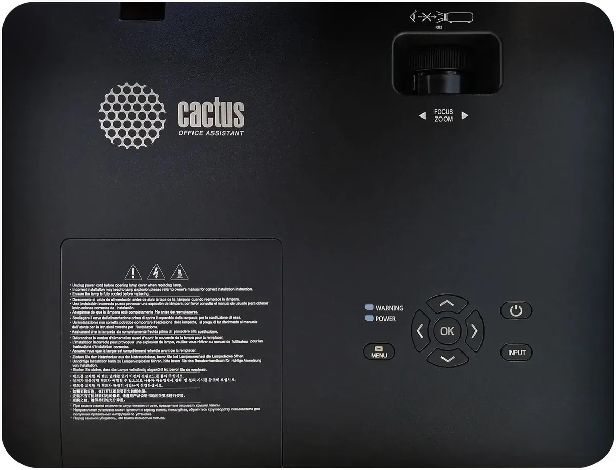 Проектор Cactus CS-S3.B 3LCD 43000Lm LS 4300Lm ANSI (1280x1024) 15000:1 ресурс лампы:10000часов 1xUSB typeA 2xHDMI 3.26кг