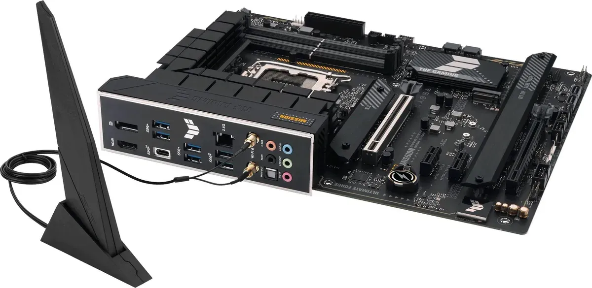 Материнская плата ASUS TUF GAMING H770-PRO WIFI, LGA1700, H770, 4*DDR5, HDMI+DP, 4xSATA3 + RAID, M2