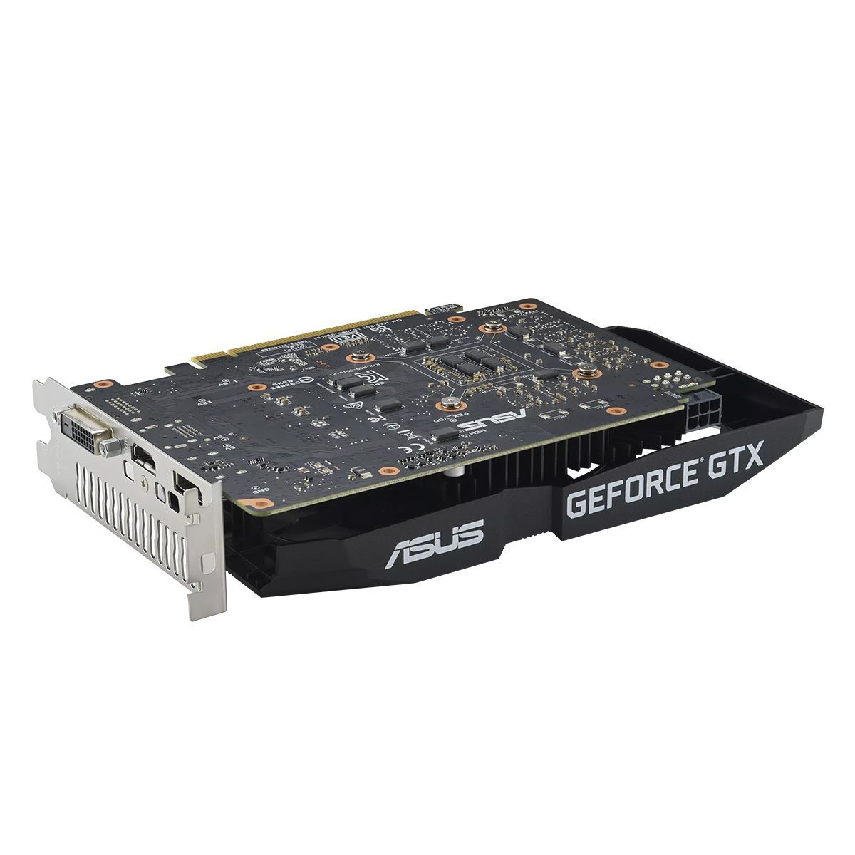 Видеокарта ASUS DUAL-GTX1650-O4GD6-P-EVO//GTX1650 DVI HDMI DP 4G D6; 90YV0EZD-M0NA00