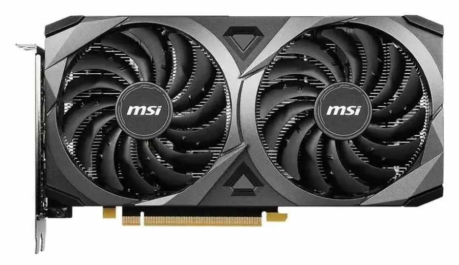 Видеокарта MSI PCI-E 4.0 RTX 3060 VENTUS 2X 12G NVIDIA GeForce RTX 3060 12Gb 192bit GDDR6