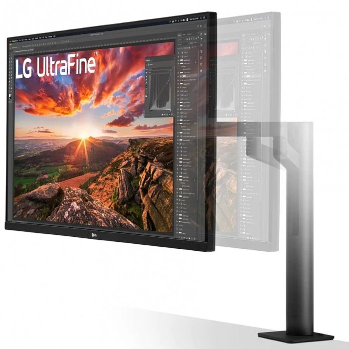 31.5"Монитор LG 32UN880-B черный IPS LED 16:9 HDMI M/M, 3840x2160 60Hz DP 4K USB 10.3кг