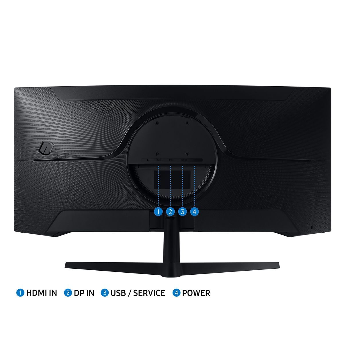 34"Монитор Samsung C34G55TWWI Odyssey G5, 3440x1440, 165 Гц, *VA,, черный