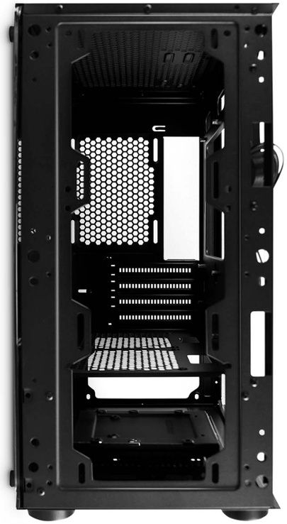 Корпус 1STPLAYER FIREBASE X3-M Black / mATX, TG / 4x120mm LED fans inc. / X3-M-BK-4F1
