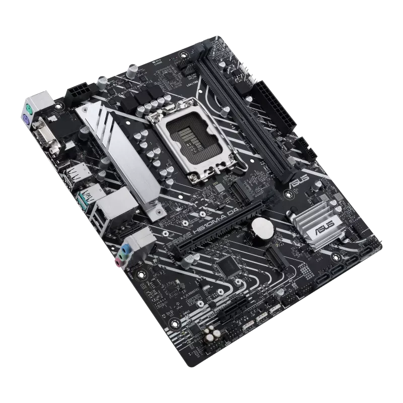 Материнская плата ASUS PRIME H610M-A D4-CSM, LGA1700,H610, 2*DDR4,USB 3.2*4, USB 2.0*6,mATX