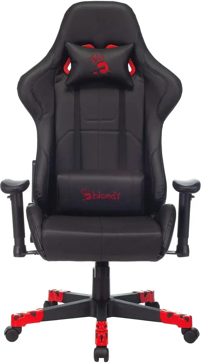 Кресло игровое A4Tech Bloody GC-550 черный эко.кожа крестов.