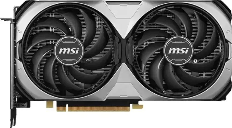 Видеокарта MSI RTX4070 VENTUS 2X E 12G OC NVIDIA GeForce RTX 4070 PCI-E 4.0 12288Mb 192 GDDR6X 2505/21000 HDMIx1 DPx3 HDCP Ret
