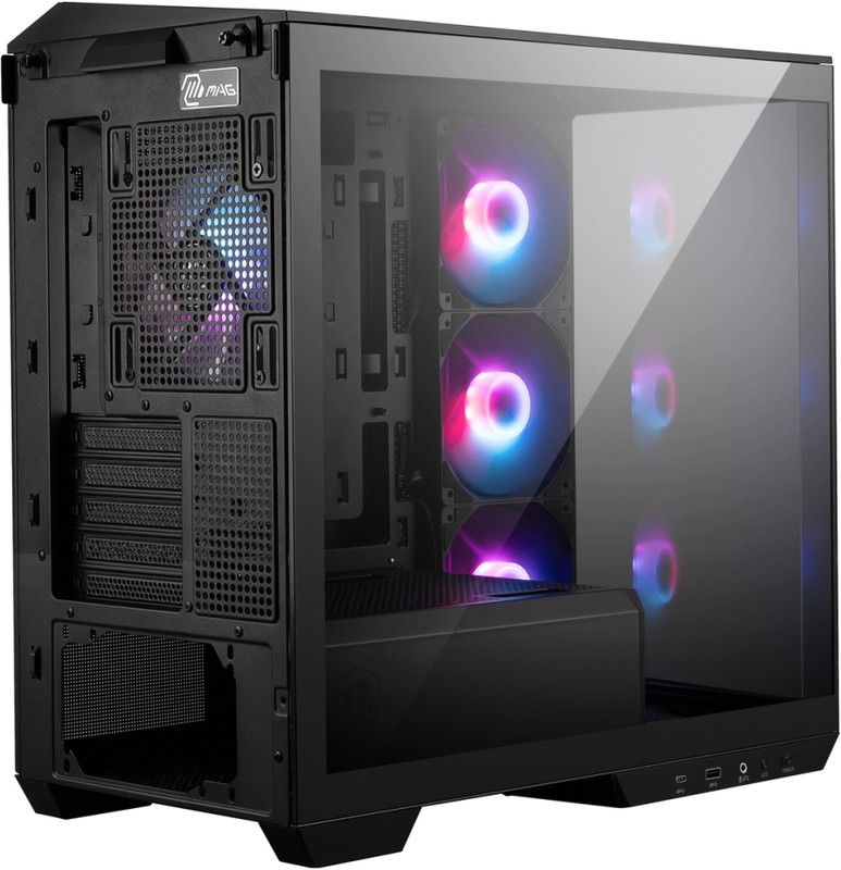 Корпус MSI MAG Pano M100R PZ 1xUSB 3.2 Gen 1, 1xUSB 3.2 Gen2 Type-C, 4x120mm ARGB Fan, ARGB