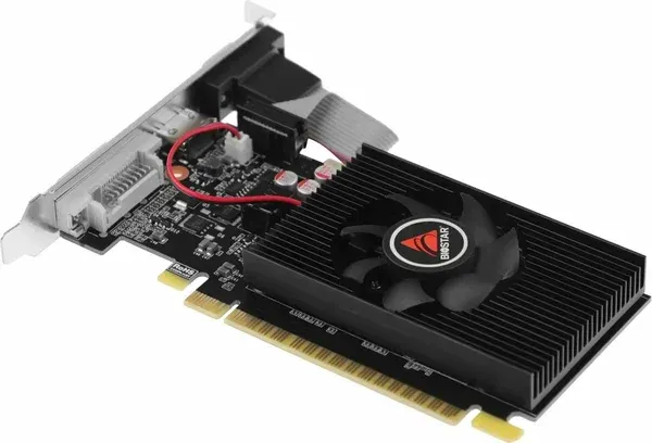 Видеокарта Biostar PCI-E GT710-2GB D3 LP NVIDIA GeForce GT 710 2Gb 64bit DDR3 954/1333 DVIx1 HDMIx1 CRTx1 HDCP Ret low profile