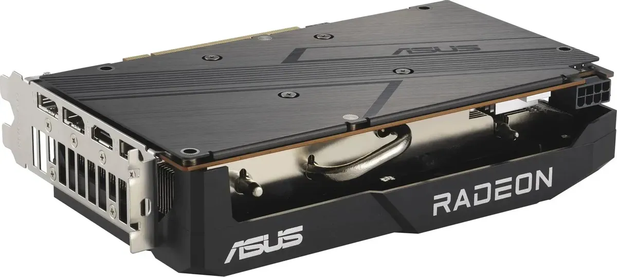Видеокарта Asus PCI-E 4.0 DUAL-RX7600-O8G-V2 AMD Radeon RX 7600 8Gb 128bit GDDR6 2280/17500 HDMIx1 D