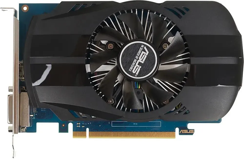 Видеокарта Asus PCI-E PH-GT1030-O2G NVIDIA GeForce GT 1030 2048Mb 64 GDDR5 1278/6008 DVIx1 HDMIx1 HD