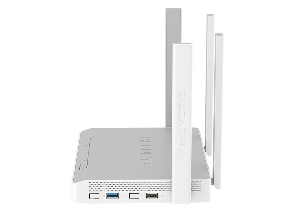 Роутер беспроводной Keenetic Ultra (KN-1811) AX3200 10/100/1000/2500BASE-TX/4G ready серый