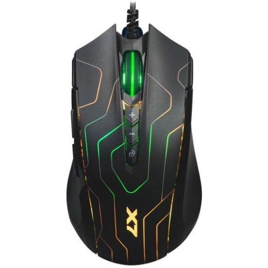 Мышь A4 X89 Maze черный оптическая (2400dpi) USB (7but)